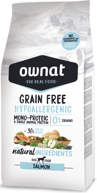Ownat Grain Free Hypoallergenic dog salmon (3kg)