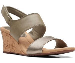 Clarks arla peyton wedge sandal deals