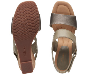 Buy Clarks Kyarra Faye Wedges Olive from 17.43 Today Best