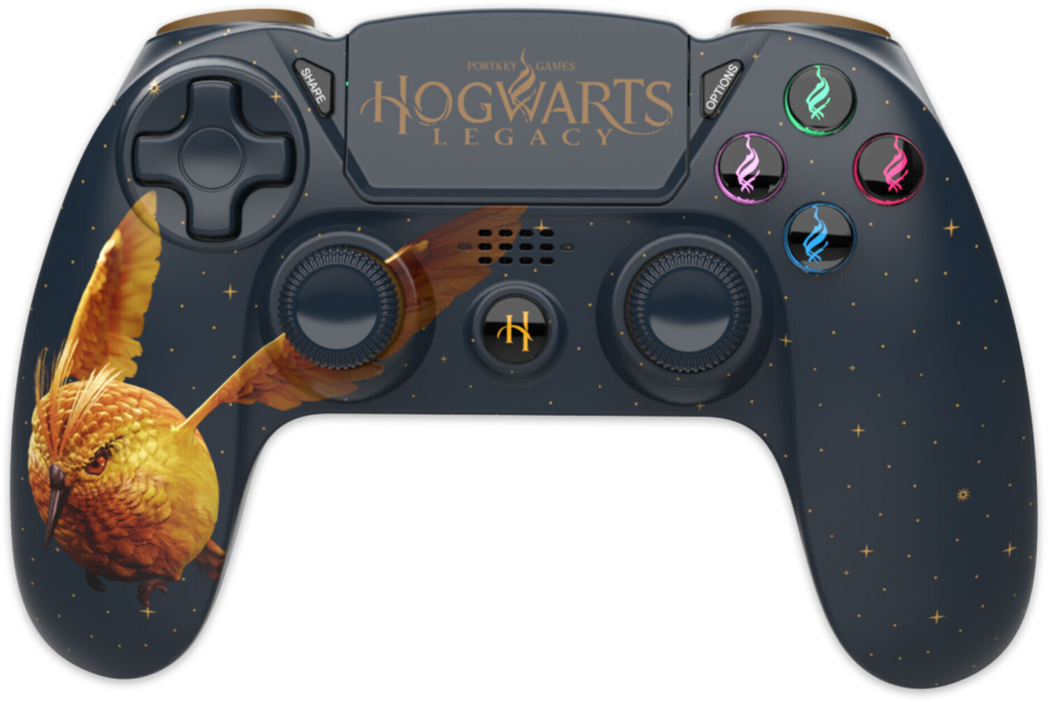 Freaks and Geeks Manette Sans Fil PS4 Hogwarts Legacy Vivet Doré