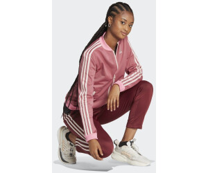 Adidas Essentials 3 Stripes Tracksuit Women shadow red pink strata wonder quarz bliss pink ab 70 00 Preisvergleich bei idealo