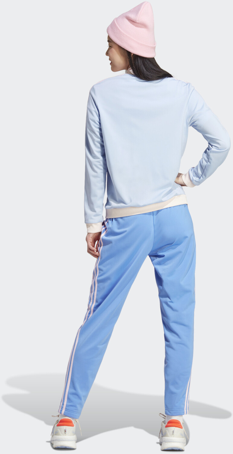 Blue and pink adidas tracksuit new arrivals