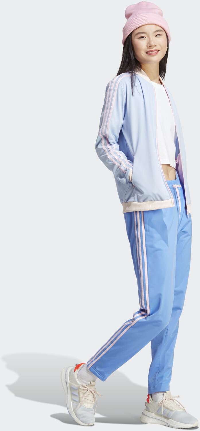 Blue and pink adidas tracksuit shop
