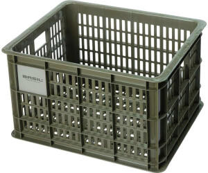 Caisse à vélo recyclée Crate M 29,5 litres 35 x 45 x 25 cm - vert Caisse à vélo recyclée Crate M 29,5 litres 35 x 45 x 25 cm - vert