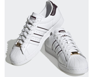 Adidas Superstar cloud white cloud white maroon au meilleur prix