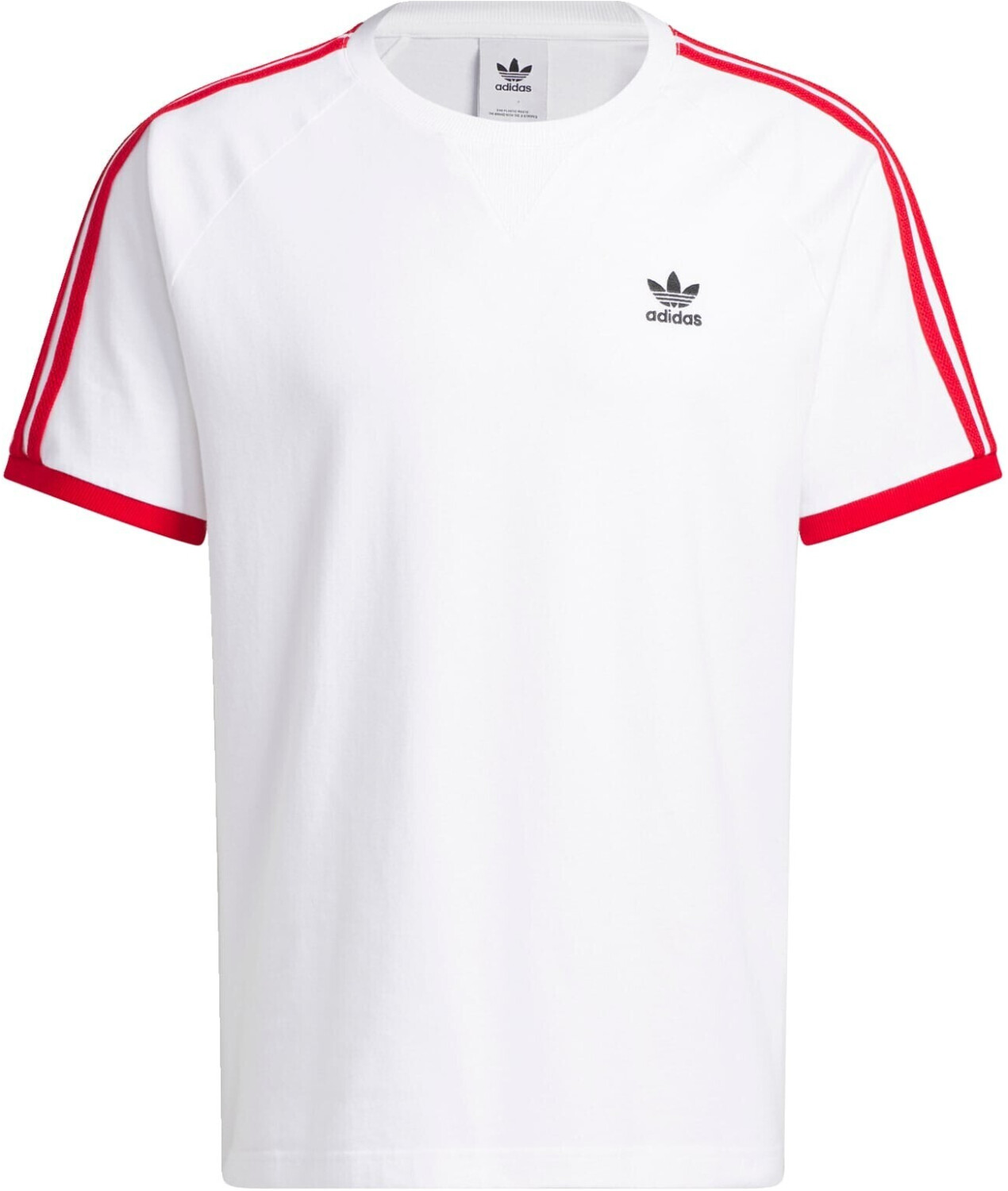 Adidas SST 3-Streifen T-Shirt (IC5538) white/red