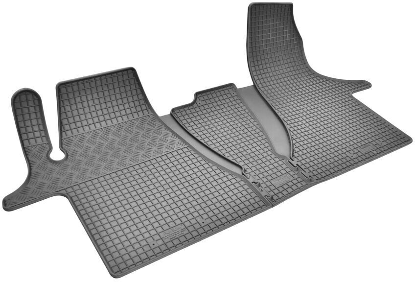 Fußmatten Gummimatten für VW T-Roc Matte Automatten Passform Schwarz 4