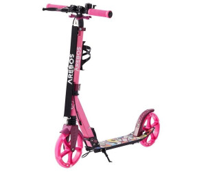Dreirädriger Tretroller Leuchtende LED-Räder Rosa mit Handbremse, Spielzeug \ Sport Sport \ Kinderroller