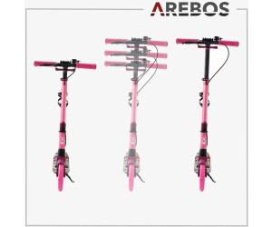 Arebos Tretroller mit LED pink ab 59,89 €