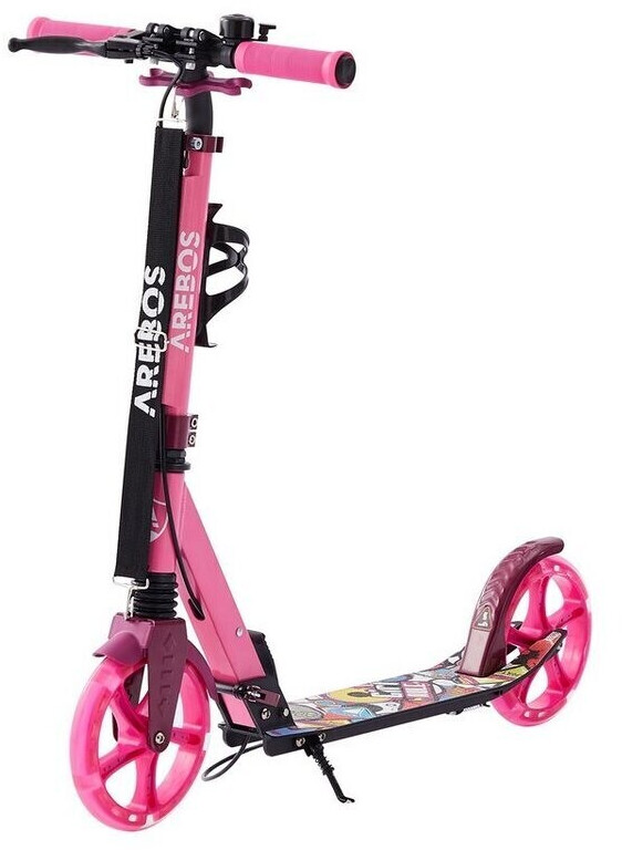 Arebos Scooter with LED pink