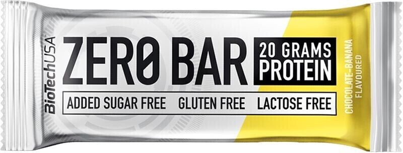 BioTech USA Zero Bar 1 bar 50G (6221561) Chocolate Banana