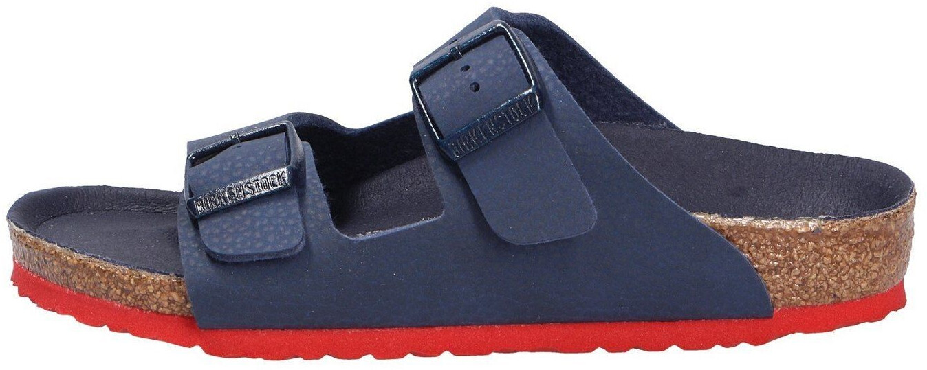 Birkenstock Arizona Kids Birko Flor schmal desert soil blue red ab 44 99 Preisvergleich bei idealo