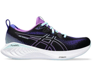 Tenis Running Asics GEL-CUMULUS 24 Negro Verde Mujer