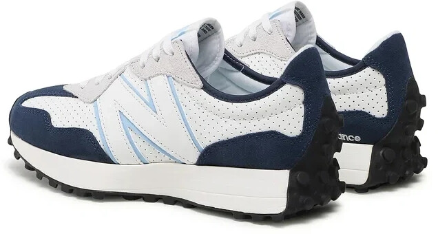 New Balance 327 MS327 white navy blue au meilleur prix sur idealo