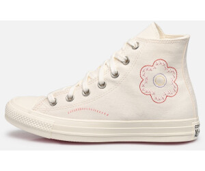 Pink black and white converse deals