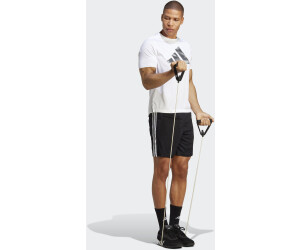 Adidas € 3-Stripes (IB8111) Trainingsshorts Preisvergleich black/white ab Train bei | 8,00 Essentials Piqué