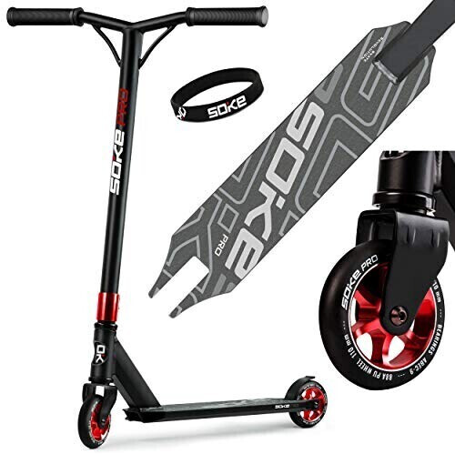 SOKE PRO - Stunt Scooter black/red