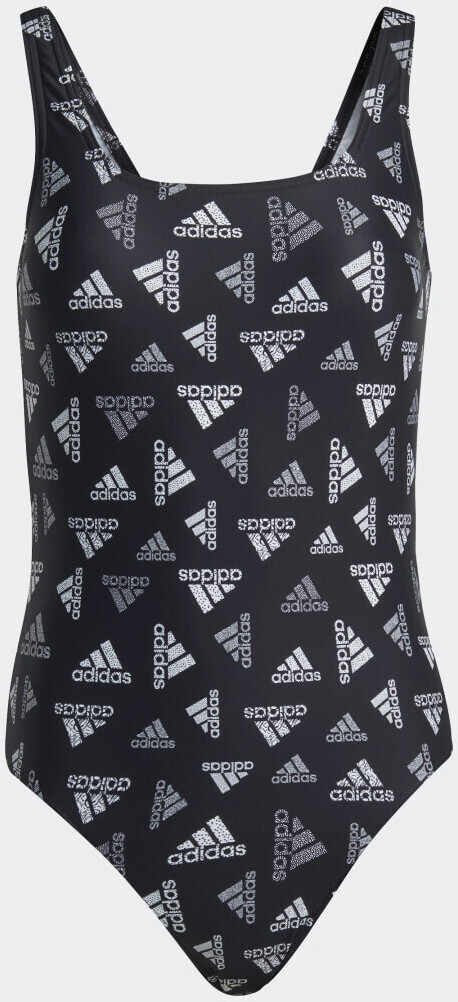 Adidas adidas Allover Print Sportswear Swimsuit black/white (HS5304)