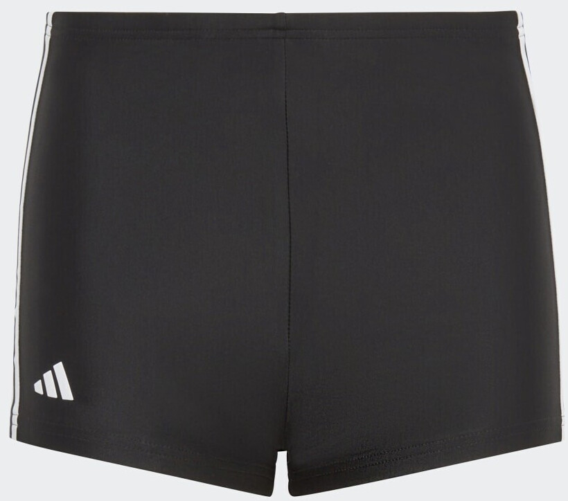 Photos - Swimwear Adidas Classic 3-Stripes Boxer-Swim Shorts black/white  (HR7476)
