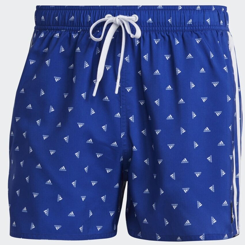 Photos - Swimwear Adidas Mini Logo CLX Swim Shorts semi lucid blue/white  (HT4343)