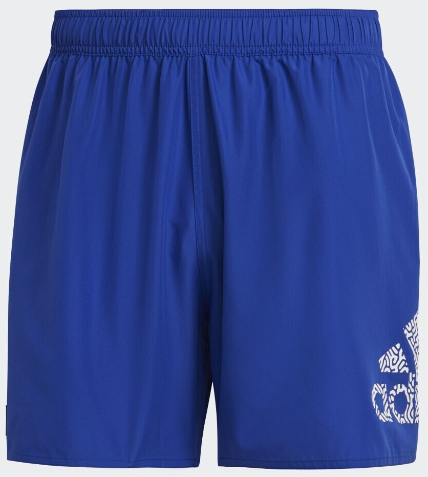 Photos - Swimwear Adidas CLX Short Length Swim Shorts semi lucid blue/white  (HT2129)