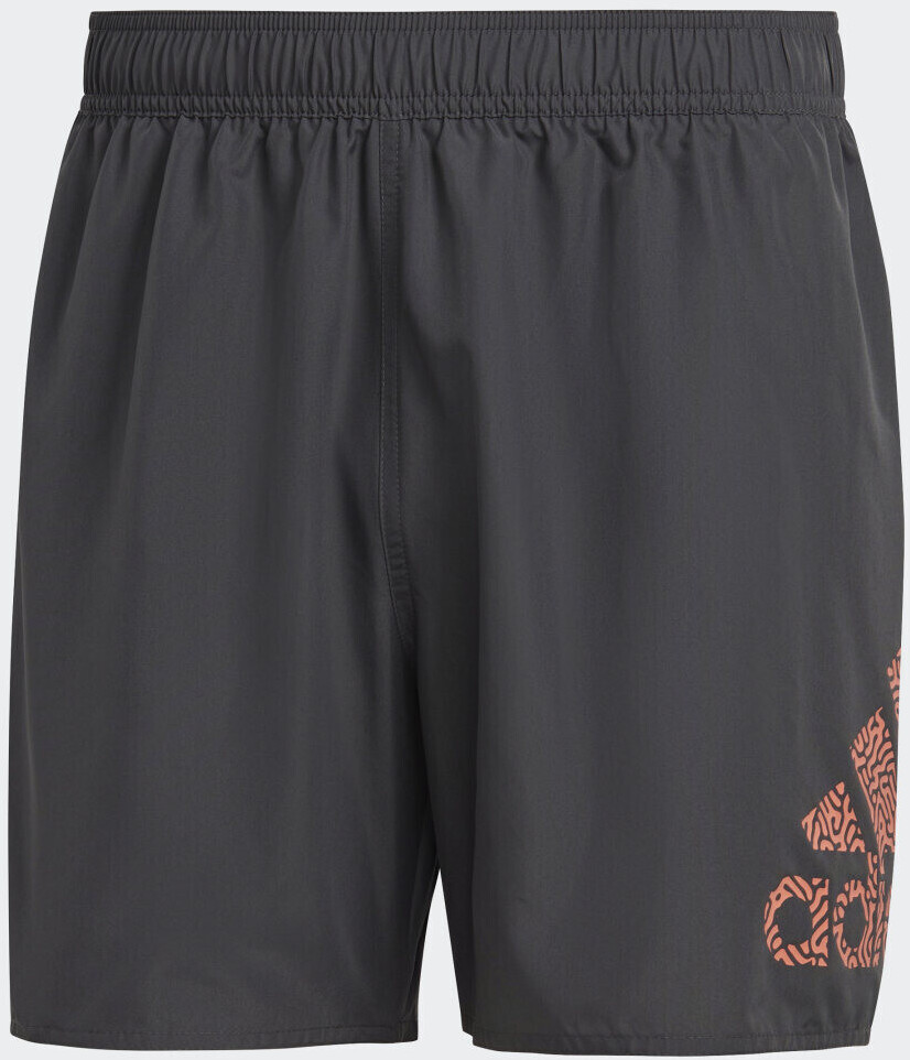 Adidas CLX Short Length Swim Shorts grey six/coral fusion (HT2131)