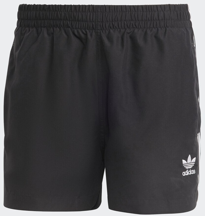 Adidas Originals adicolor 3-Stripes Short Length Swim Shorts black/white (HT4419)