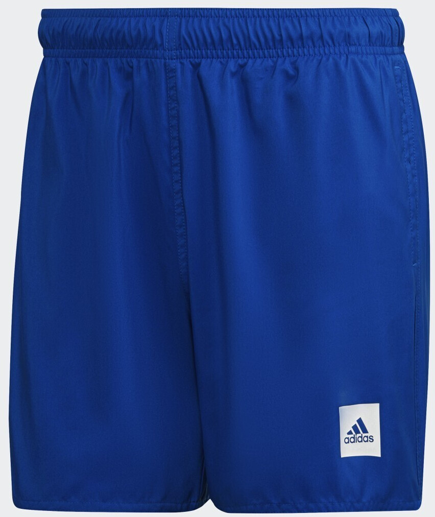 Photos - Swimwear Adidas Short Length Solid Swim Shorts royal blue  (HP1773)