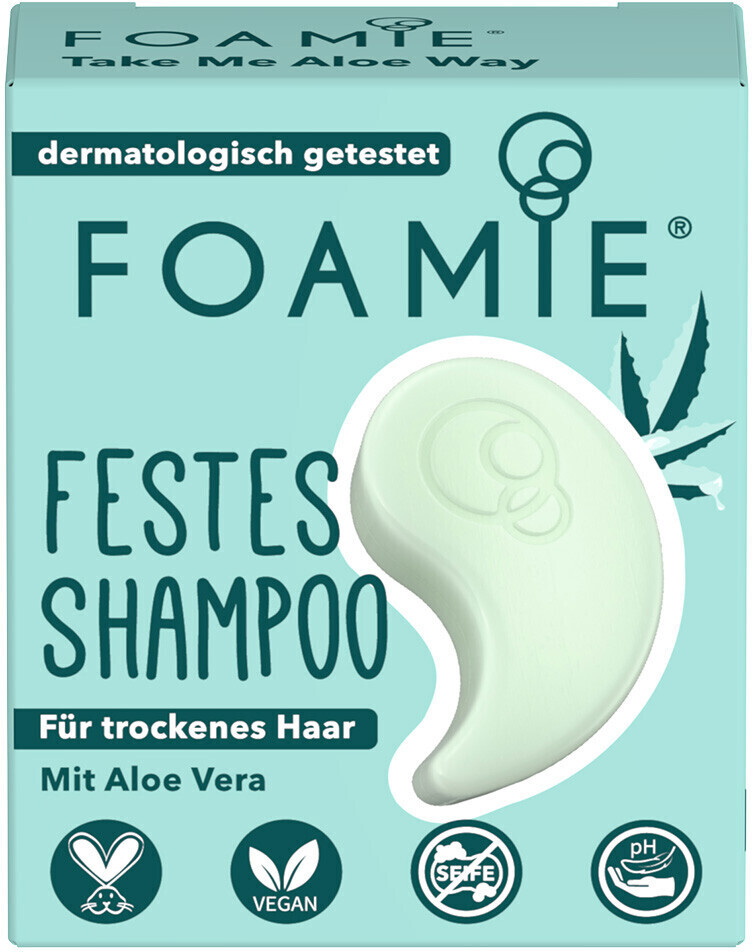 Photos - Hair Product Foamie Foamie Solid Shampoo Mini Aloe You Vera Much (20 g)