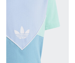 Adidas adicolor T-Shirt (IC6241) blue dawn / easy green / preloved blue ...