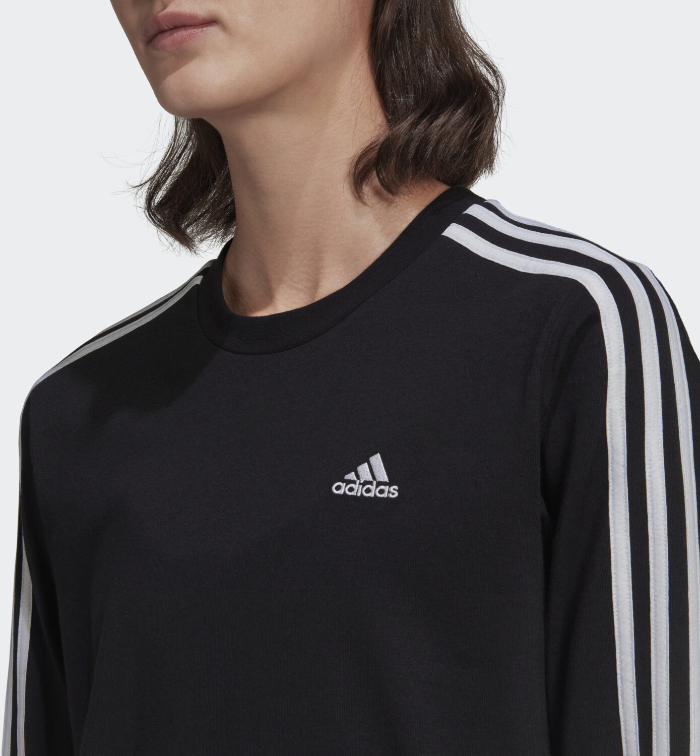 Adidas Essentials 3-Streifen Longsleeve (HF7261) black / white ab 18,99 € |  Preisvergleich bei