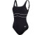 Speedo Swimsuit spdscu cntr eclipse 1pc af black/white (80030673503-3503) black/white.
