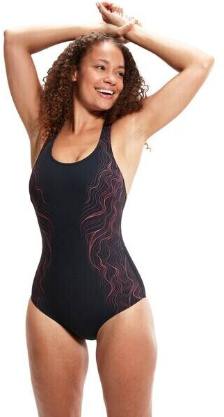 Quinta Sports Swimsuit by Speedo, Black