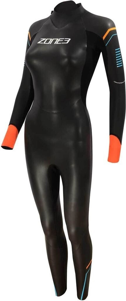 ZONE3 Swimsuit (WSWAPT-101) black/yellow