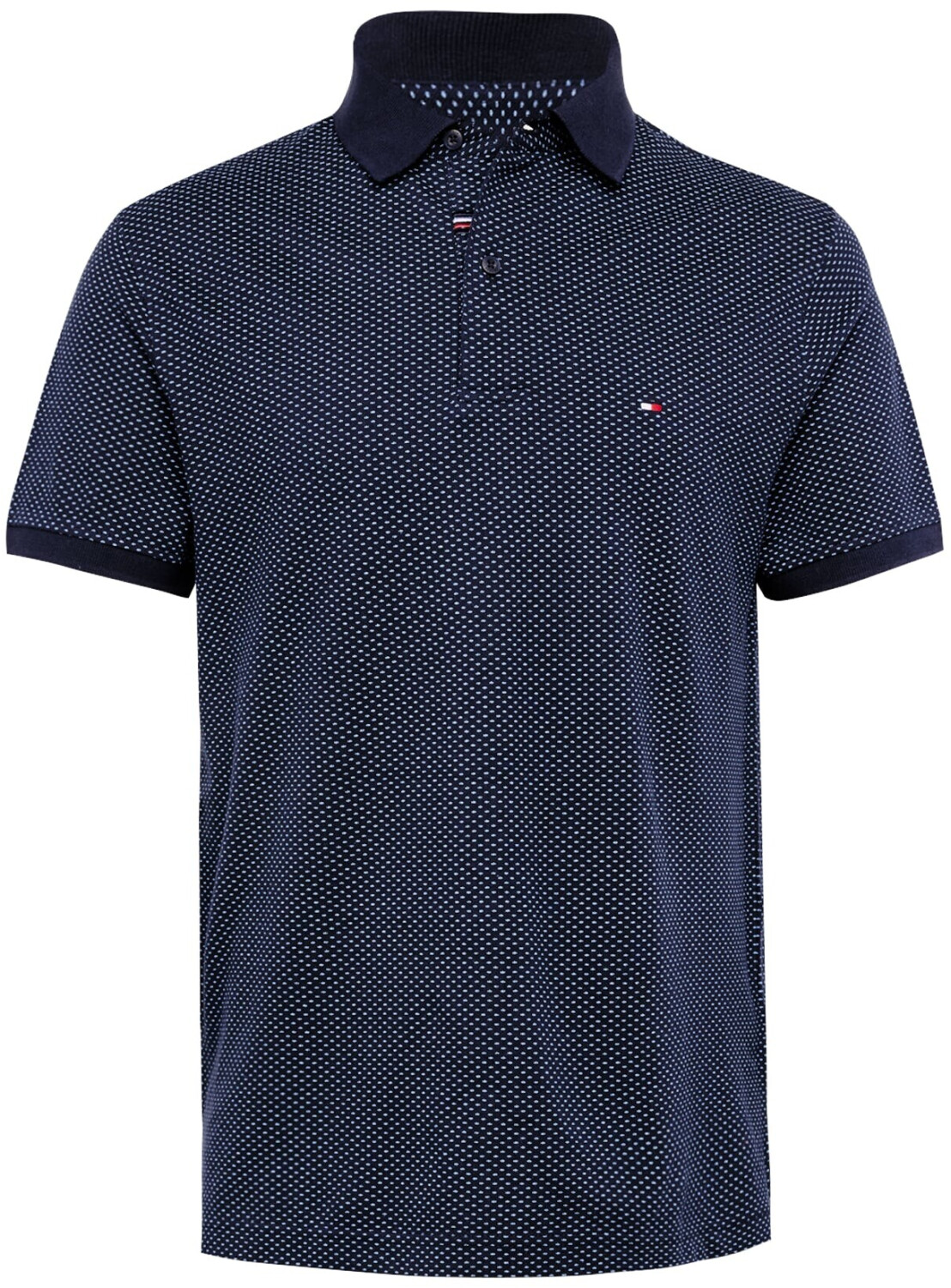 Tommy Hilfiger Poloshirt Micro Print Slim Polo (MW0MW30775) desert sky