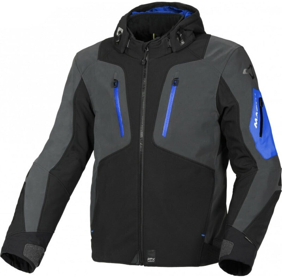Macna Blouson Angle noir/gris/bleu