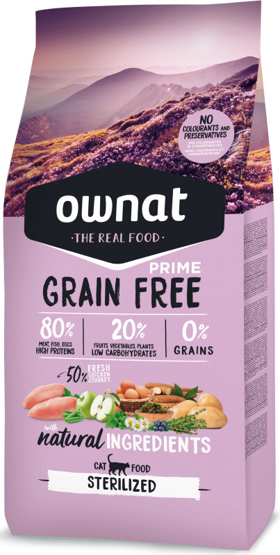 Ownat Grain Free Prime Sterilized Cat