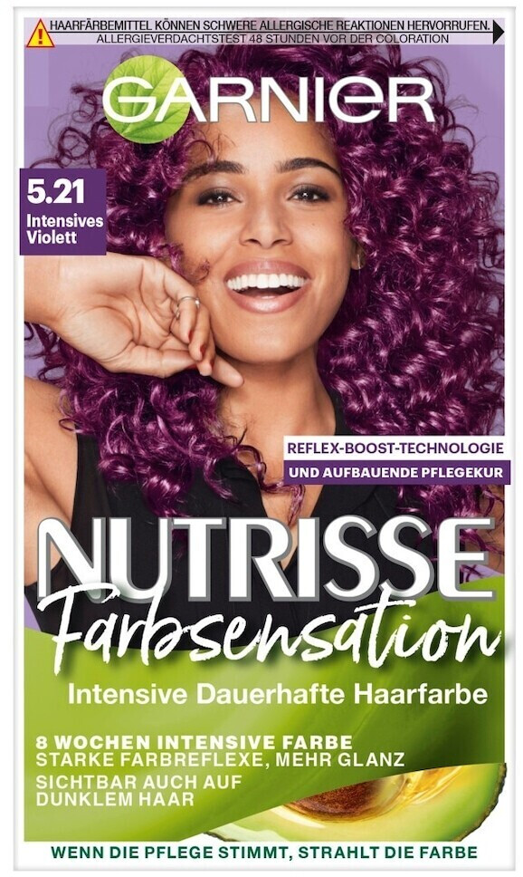 Garnier Nutrisse FarbSensation 5.21 € 4,99 Intensives ab | Preisvergleich bei Violett