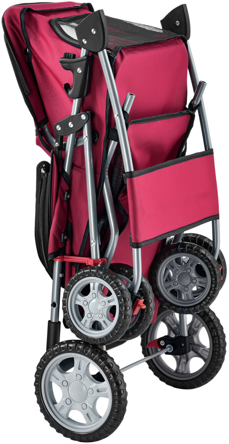 Pro-Tec Poussette pour chien Red