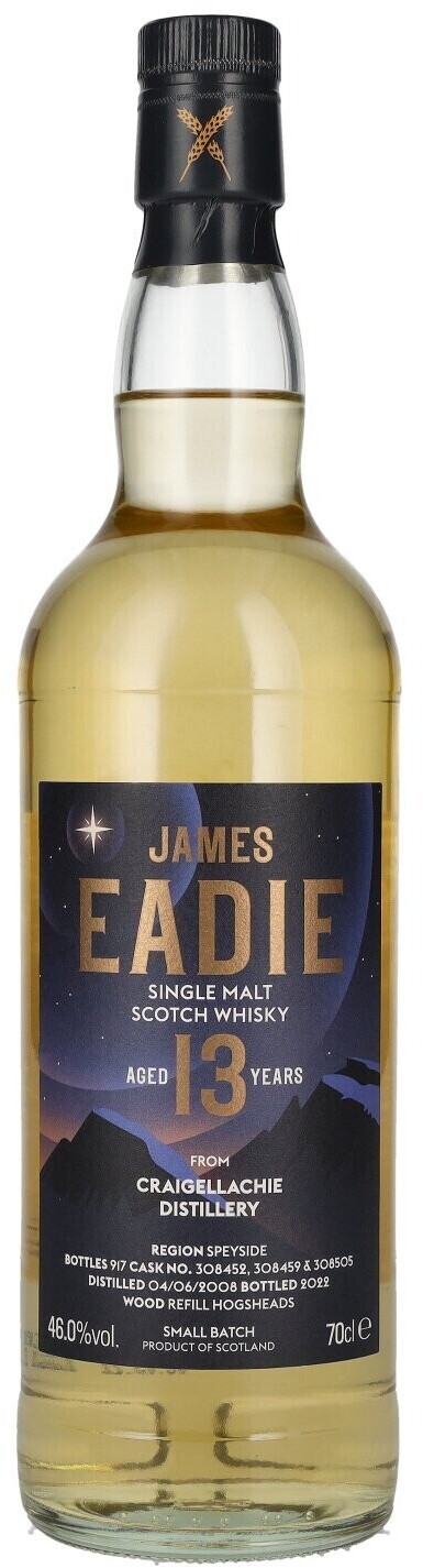 James Eadie Craigellachie 13 Years Old Single Malt 2008 0.7l 46%