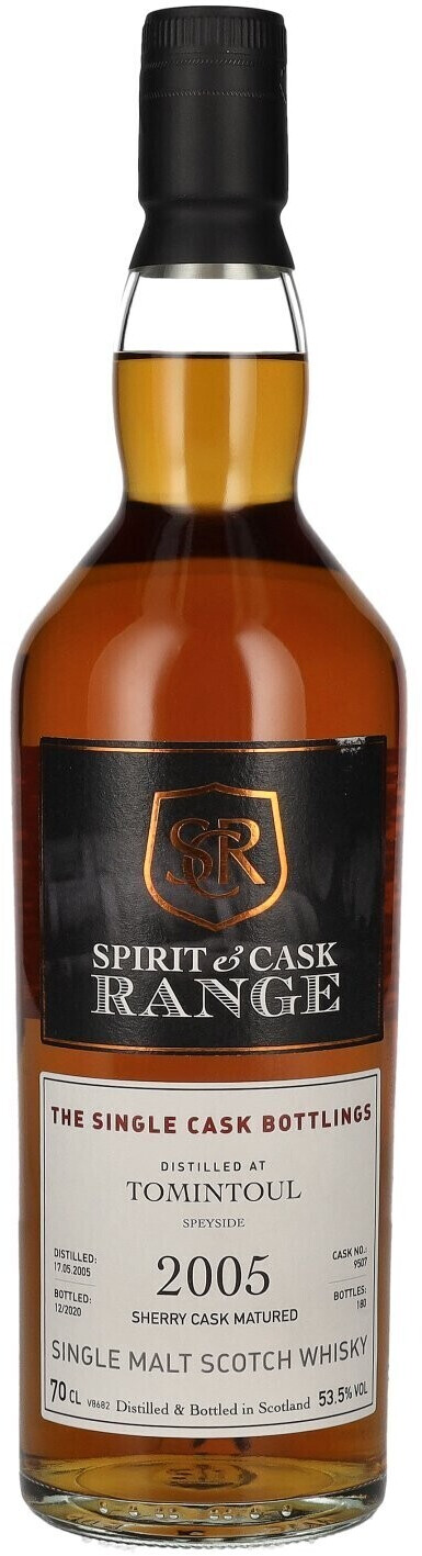 Whiskymax Spirit & Cask Range Tomintoul Single Cask Sherry Cask Matured 2005 0.7l 53.5%