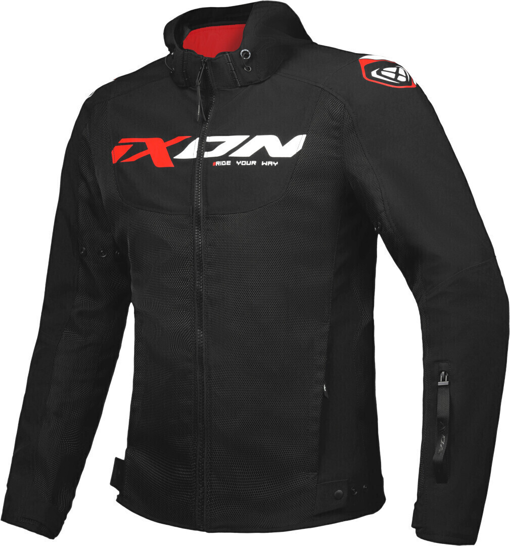 IXON Blouson Fierce noir/blanc/rouge