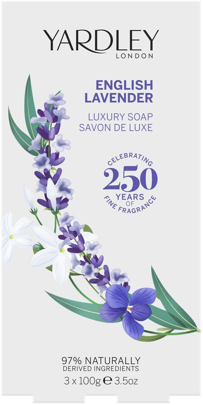 Photos - Shower Gel Yardley London Yardley London English lavender soap (3 x 100 g)