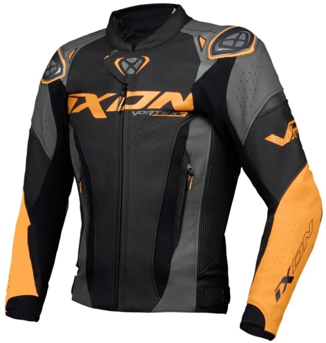 IXON Blouson Vortex 3 noir/anthracite/orange