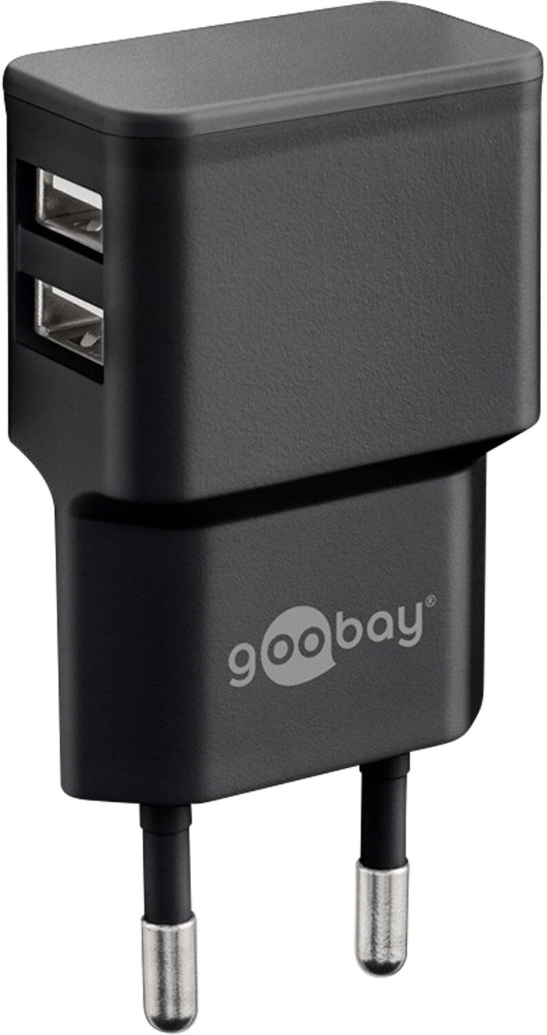 Goobay 39908 Dual USB Schnellladegerät PD Zigarettenanzünder / 48W Auto  Ladegerät USB-A & USB-C Ladestecker / Schwarz kaufen