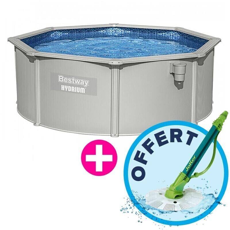 Bestway Hydrium 360 x 120 cm pompe, avec tapis de sol, échelle, avec pompe de filtration, tapis de sol (38955965)