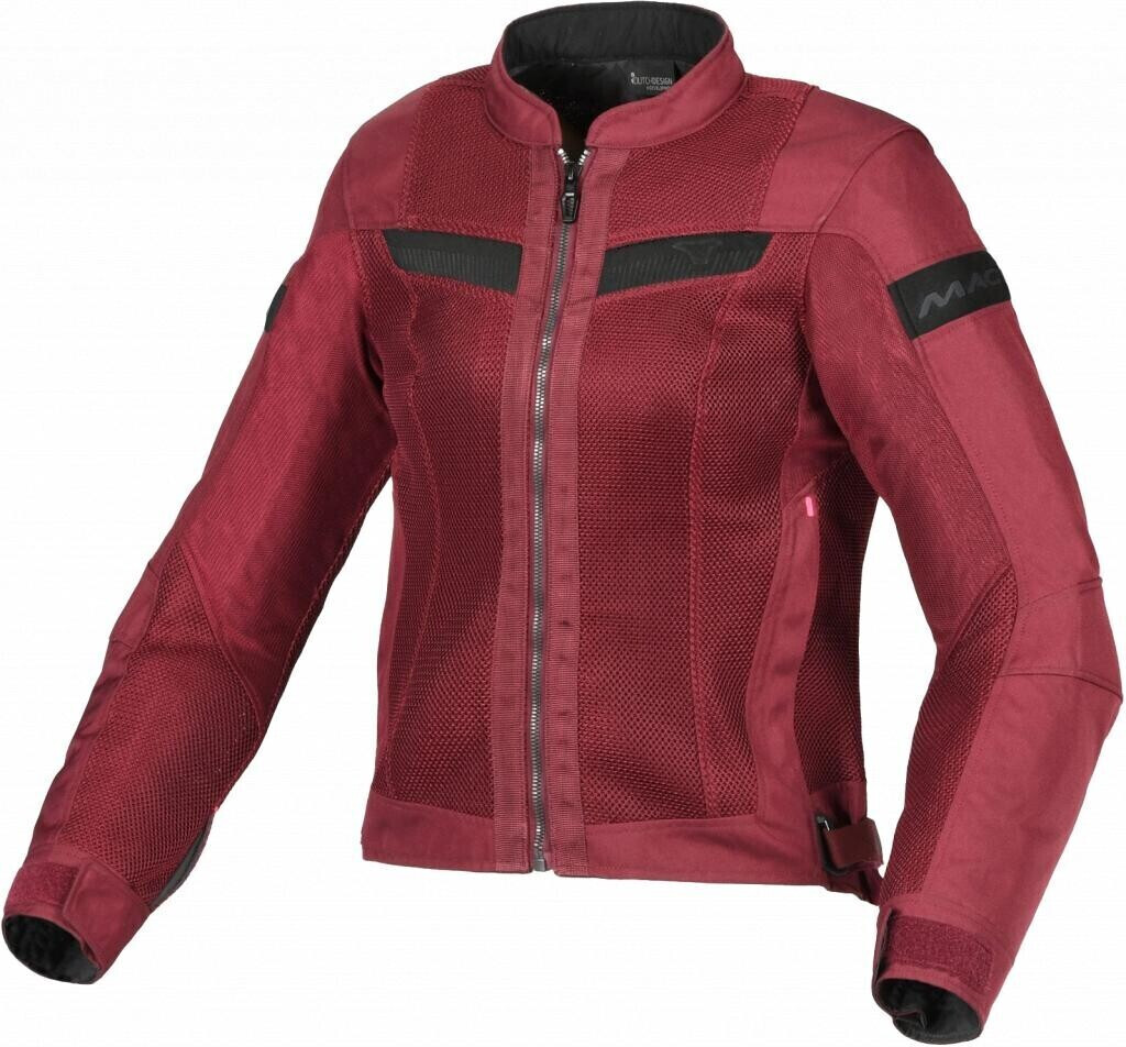 Photos - Motorcycle Clothing Macna Velotura Lady Jacket burgundy 
