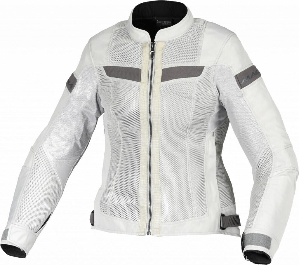 Photos - Motorcycle Clothing Macna Velotura Lady Jacket light grey 