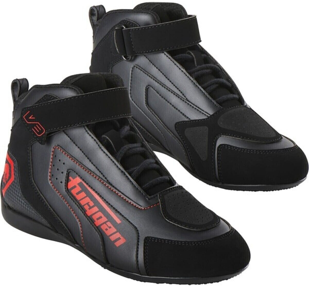 Furygan Chaussures V3 noir/rouge
