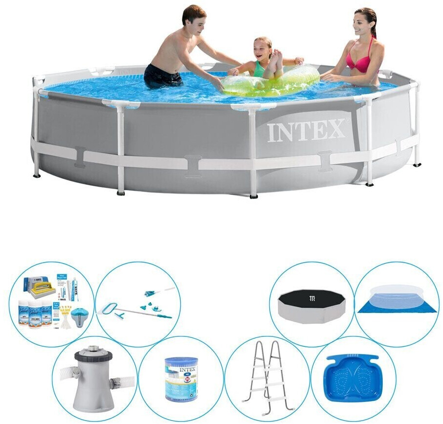 Intex Intex Prism Frame Clearv 427 x 107 cm bâche de protection, échelle, liner, bâche de protection (72045473)